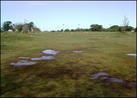 Waterlogged soil